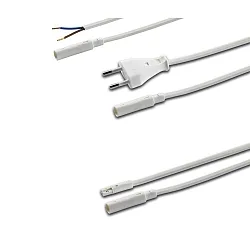 230V HVLCS 42/2000 AE Mains connection cable with wire end ferrules 200cm