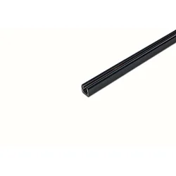 LED Track 24V DC power track, 100cm, can be shortened individually, incl. fastening screws, black