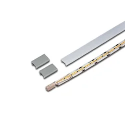 LED area lightbar LED 2-Link FLOOD, 30cm, for LED 2-Link profiles, CRi>95, 4.8W 3000K 280lm 120°, anodised alu