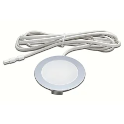 HV LED panel luminaire FR 68-LED, recessed/surface mount, IP20, 230V HVLCS, 3W 4000K 200lm 110°, matt chrome