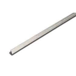 LED corner profile 10mm 45°, incl. double-sided duct tape, length 100cm, aluminium