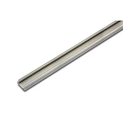 LED milling mount profile A 24mm for covering profile 15mm, asymmetrical light beam, length 100cm, anodised alu
