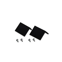 cover set of 2, black, lacquered