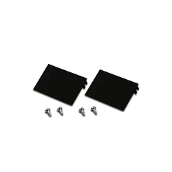 cover set of 2, black, lacquered