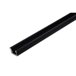 recessed profile, black