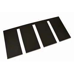 holder INTERO-LINE - SLICED GLASS HOLDER  3-fold, mechanical, removable, black matt