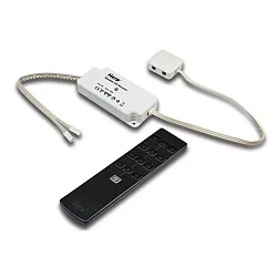 24V Dynamic radio controller 75W with 12-fold distributor, black