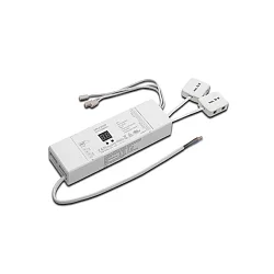 24V Dynamic DALI controller 75W with 4-fold distributor, black