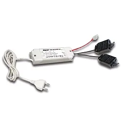 Transformer LED 350/2x 9W DIM 2 x 3-fold, distributor + je 2 short circuit  plug