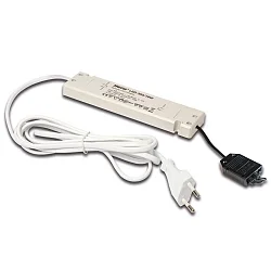 Transformer LED 350/16W connection cable 200cm, with Europlug, 3-fold distributor + 2 short circuit  plug