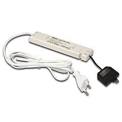 Transformer LED 350/16W connection cable 200cm, with Europlug, 5-fold distributor + 4 short circuit  plug