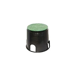Heitronic Floor installation box Ø top 25cm, Ø below 31,5cm, with 4 outputs