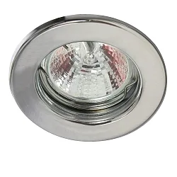 Heitronic Recessed spot, GU5,3, max. 35W, chrome matt