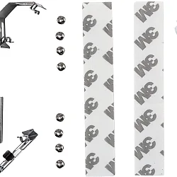Heitronic LED Cabinet luminaire MECANO, warm white, 60cm, 9W