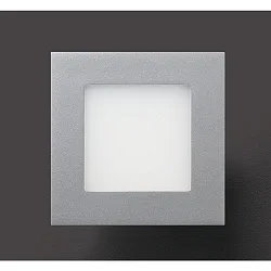 Heitronic LED Panel, 2700K, warm white, 24 LED, 3,5W, silver