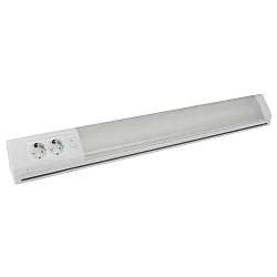 Cabinet luminaire BONN, LED, warm white, with 2 sockets, 20W