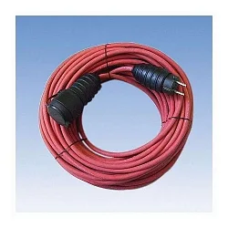 Euro extension cable 3m, H03VVH2-F 2x0,75 mm², white