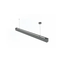 pendant luminaire LINEAR direct / indirect IP20, silver 