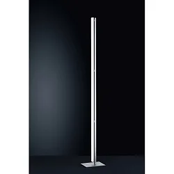 LED Floor lamp VENTA LED, IP30, nickel matt anodised-chrome