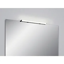 mirror luminaire LADO-S  60 short, switchable, slim, with diffuser IP44