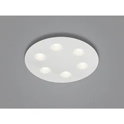 ceiling luminaire NOMI 6 flames, round LED IP20