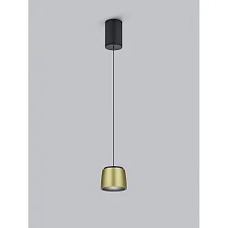 pendant luminaire OVE IP20, gold, black dimmable