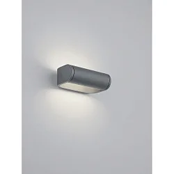 outdoor wall luminaire LUZ44 rotatable, direct / indirect IP54, graphite dimmable