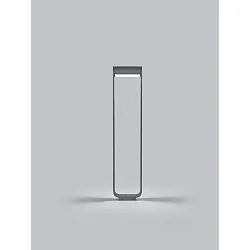 bollard lamp LUZ 44 rotatable, direct / indirect IP54, graphite dimmable