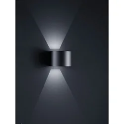 SIRI 44-R Wall luminaire IP54 black matt