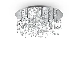 Ceiling luminaire NEVE PL15, 15 flames, G9, 40W, chrome