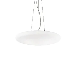 Pendant luminaire SMARTIES BIANCO SP3 D40, 3 flames, E27, Ø 40cm, white