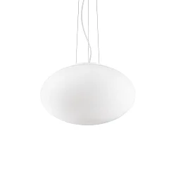 Pendant luminaire CANDY SP1 D40, E27, Ø40cm, white