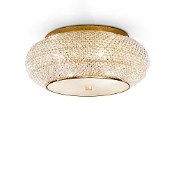 ceiling luminaire PASHA PL10 10 flames E14 IP20, gold 