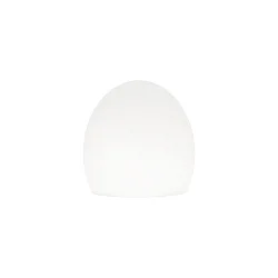 Cover 2 for CLIO outdoor luminaires, OVAL, plastic, matt white