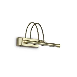 LED Picture lamp BOW AP36 Mirror luminaire, 36x 0,07W, antique brass