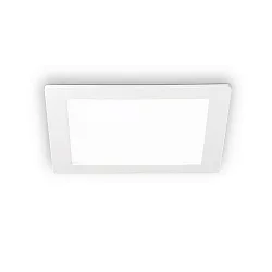 LED recessed area light GROOVE SQUARE, IP20, 11.8cm, 10W 3000K 890lm 110°, white