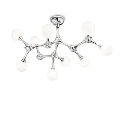 Ceiling luminaire NODINO, 9 flames, Ø 83cm, incl. G9 lamp