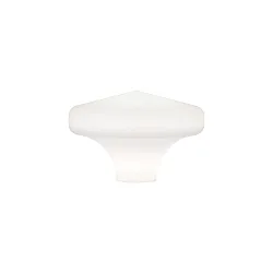 Cover 3 for CLIO outdoor luminaires, BUD, plastic, matt white