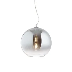 Pendant luminaire NEMO, Ø 30cm, incl. E27 LED 3.2W 3000K, nuanced chrome