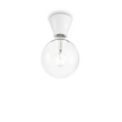 Keramik-Wall / Ceiling luminaire WINERY, E27 max. 60W, straight, white