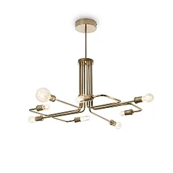Pendant luminaire TRIUMPH, 8 flames, Ø 92cm, E27