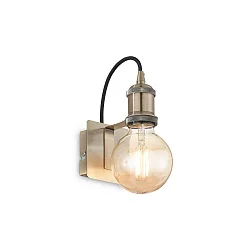 Retro-Wall luminaire FRIDA, E27 max. 60W, burnished / black