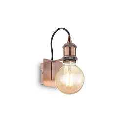 Retro-Wall luminaire FRIDA, E27 max. 60W, antique copper / black