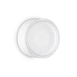 Outdoor wall / ceiling luminaire URANO BIG, Ø 16cm, GX53 max. 15W, aluminium / acrylic