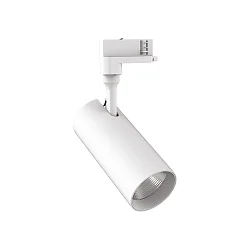 LED 3-phase track spot SMILE  CRi >90, UGR <19, 30W_CRi >90, 3000K 36°, white