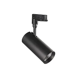 LED 3-phase track spot SMILE  CRi >90, UGR <19, 30W_CRi >90, 3000K 36°, black