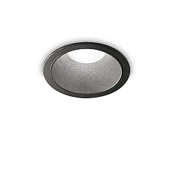 Recessed LED luminaire GAME ROUND, IP20, 11W 3000K 850lm 36°, black / black reflector