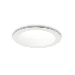 LED recessed spot BASIC WIDE, IP44, Ø 14.4cm, 20W 3000K 1900lm 87°, matt white