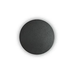 LED wall luminaire COVER ROUND, Ø 15cm, 11W 3000K 950lm, indirect, black / opal
