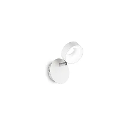LED wall / ceiling luminaire OBY, 1 flame, 6W 3000K 450lm, adjustable, white